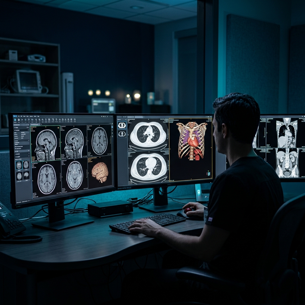 RadiantView PACS Viewer with CT/MRI Scans